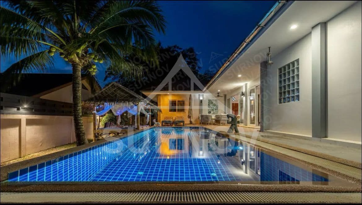 3-bedrooms Private Pool Villa on Cherngtalay