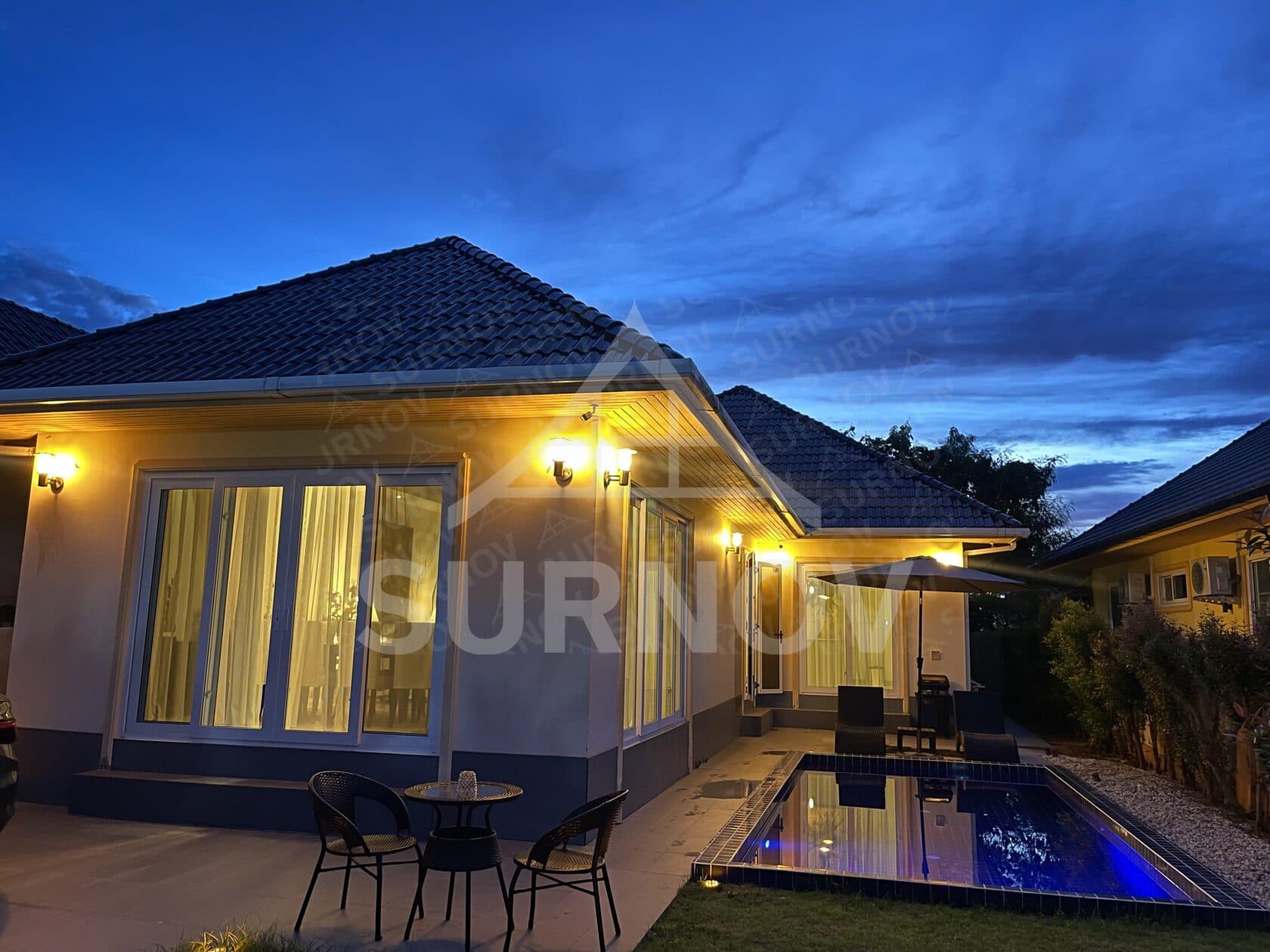 3-bedrooms Private Pool Villa on Rawai