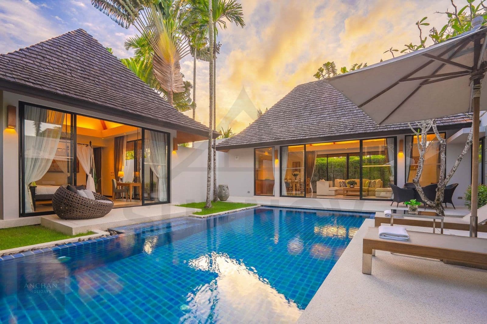 3-bedrooms Private Pool Villa on Bang Tao